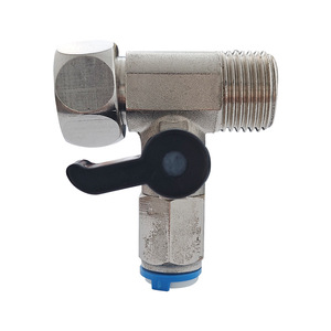 Raccord en T à connexion rapide à 3 points en cuivre électrolytique pour purificateur d'eau, connecteur pour machine à eau pure, pièce de filtre pour cuisine domestique - Product Image 3