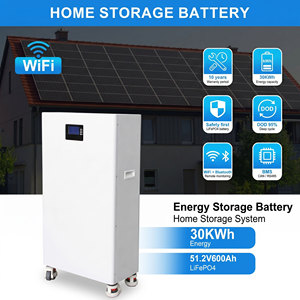 15kWh 30KWH 51.2V LiFePO4 Home Energy Storage Battery <b>Wall</b> Mounted LCD BMS RS232 OEM Private Label 48v Lifepo4 Battery Pack - Product Image 5