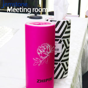 Tube de mouchoirs en papier doux cylindrique rond écologique avec couvercle en plastique, emballage pour boîte de mouchoirs de voiture – Vente chaude - Product Image 6