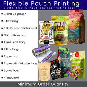 Empaquetado de Alimentos para Mascotas Personalizado, Impresión Digital de Calidad Industrial, para Sándwiches, Galletas, Azúcar, Aceite de Oliva, Dulces, Pizza, Gelatina - Product Image 3