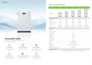 Batterie de stockage d'énergie solaire haute tension empilable 192V 10kWh 15kWh 20kWh LiFePO4 NUUKO tout-en-un au lithium - Product Image 4