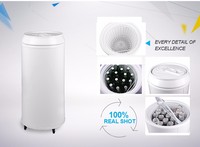 Glacière électrique portable ronde de 50 L pour fêtes, personnalisable en gros, pour bière et boissons en bouteille