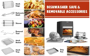 Wholesale Prices 1500W Air Fryer Microwave Oven Kitchen Countertop 15L Air Fryer Without Oil
