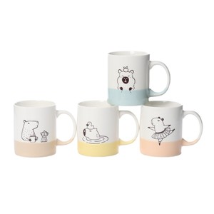 <b>Ceramic</b> Mugs With Cute Cartoon Kapibara Design For Home Use And Gifts Single <b>Cup</b> Set - Product Image 5