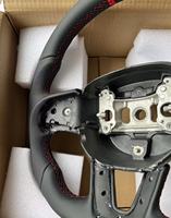 Volant sport en cuir à fond plat en forme de D pour Dodge Challenger Hellcat SRT, modification, accessoires pour voiture Dodge Challenger