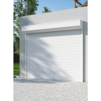 Porte de garage à volets roulants ventilés en aluminium électrique moderne, design de ventilation pour l'extérieur des villas résidentielles