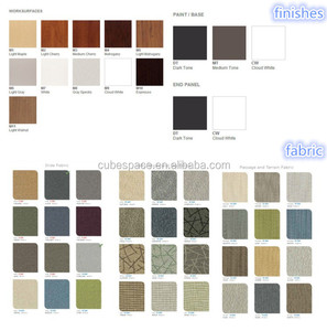 Postazione di Lavoro con Divisorio per Ufficio <span class=keywords><strong>Segreteria</strong></span> con Armadietti Portaoggetti per Separare gli Spazi di Lavoro - Product Image 6