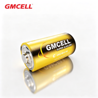 Pile alcaline GMCELL 1,5 V format C LR14 AM2 à décharge plate stable, anti-fuite, vente en gros pour lampe torche et radio