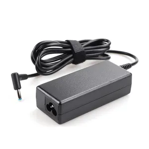 Adaptador de CA para portátil de 65W de alta calidad, cargador de 19,5 V 3.33A para HP PC, punta azul, adaptador de CC para portátil de 4,5*3,0mm para enchufes EU US UK