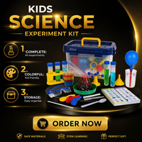 Kit de Experimentos Científicos STEM DIY, Juego de Laboratorio Educativo para Niños, Juguete de Aprendizaje de Plástico para Edades de 5 a 12 Años