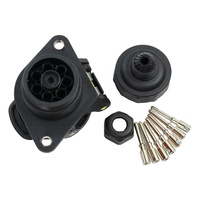 Connecteur de remorque eken, accessoires pour camion très résistant, prises électriques, 7 prises de connexion, 24V