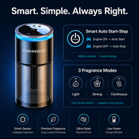 Diffuseur d'arômes de voiture à ultrasons CE RoHS 180 ml, diffuseur de parfum USB 5V, marche/arrêt automatique, vente en gros OEM