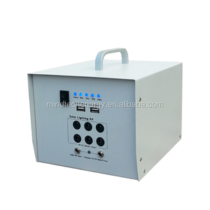 Batteries Lithium-Ion portables 40W générateur <span class=keywords><strong>solaire</strong></span> kits d'éclairage de système d'énergie domestique avec panneaux - Product Image 4