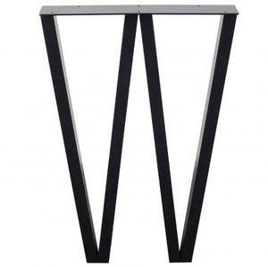 Modern Metal Bench Coffee <b>Table</b> <b>Legs</b> Iron Powder Coated Home Office School Dining Kitchen Hotel Bedroom Outdoor Living Room - Product Image 4