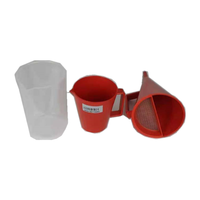 Taza medidora de embudo de cono, prueba de viscosidad, embudo de pozo, viscosímetro de barro