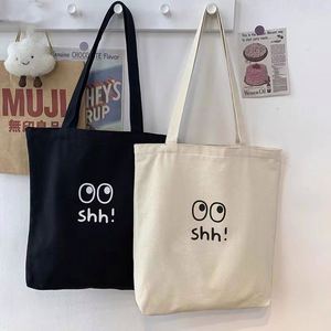 Bolso de Mano para Libros, Bolso de Lona de Gran Capacidad, Bolso de Lona para Estudiantes, Bolso de Lona de un Solo Hombro para Mujer - Product Image 1