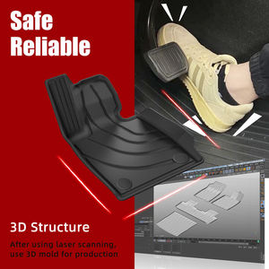 Venta caliente TPE 3D alfombrilla trasera para maletero impermeable antideslizante alfombrilla de lujo para maletero para <span class=keywords><strong>BMW</strong></span> i5 2024 - Product Image 3