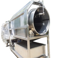 Automatische Bananenschiller Machine Bananenvezel Afzuigkap Bananenchips Snijmachine Productielijn