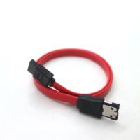 Kabel Data Flat SATA 3 ke ESATA Male to Male 6Gbps OEM Pabrik, Kabel Ekstensi Hard Disk Eksternal SSD HDD Hot Swap