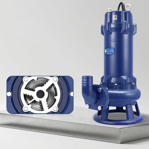 Bomba Sumergible para Aguas Residuales con Cortador, Potencia de 1.5 HP, Flujo de 15 Metros Cúbicos por Hora, Salida de 2 Pulgadas, Aplicable para Tratamiento de Agua - Product Image 6