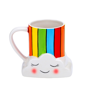 <span class=keywords><strong>Tazas</strong></span> de cerámica cortadas con forma de Animal de dibujos animados baratos de nuevo diseño 2023, compra a granel de China, bonitas <span class=keywords><strong>tazas</strong></span> artesanales - Product Image 3