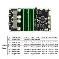Module amplificateur audio BT DC 9-32V avec égaliseur et amélioration des basses, double canal 2x150W, prend en charge la réglage via application mobile
