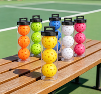 Seau d'entraînement de pickleball à 40 trous, en plastique rotomoulé, haute élasticité, durable, pour la compétition