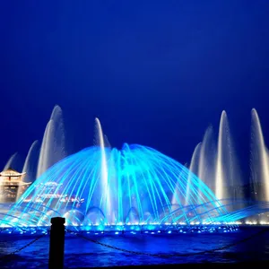 Entertainment equipment dynamic floating lake fountain