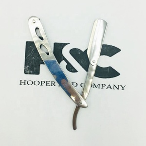 2026 Design Silver Polish Barber <b>Razors</b> New Style Silver <b>Single</b> <b>Blade</b> Barber Shaving <b>Razor</b> Stainless Steel Logo Offer - Product Image 1
