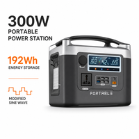 Station d'alimentation portable à batterie solaire 300W 12.8V 15Ah, essentiels pour les voyages en camping, port multi-sorties
