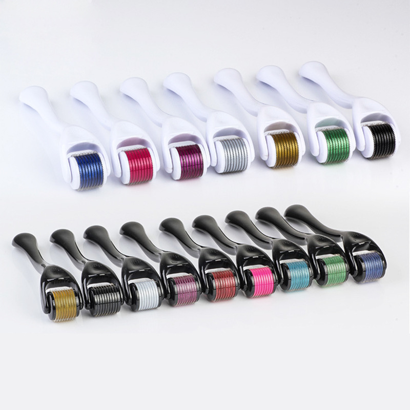 Заводская цена, оптовая продажа, индивидуальный дермароллер 0,5 мм, 540 микроиглы, лучший дермароллер для кожи, настоящая игла, дермароллер для выпадения волос