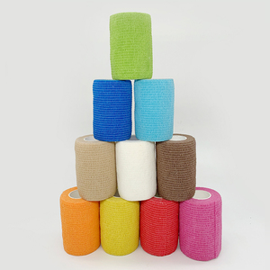 <span class=keywords><strong>Bande</strong></span> <span class=keywords><strong>de</strong></span> fixation auto-adhésive en coton pour usage médical, sportif et protection, élastique et compressive, pour poignet, genou, cheville et animaux, 5cm x 5m, Classe I - Product Image 6