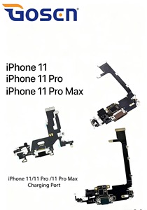 Pour iPhone Séries iPhone X 11 12 13 14 15 16 17 Pro Pro Max – Connecteur de charge USB, connecteur dock et microphone flexibles de remplacement - Product Image 2