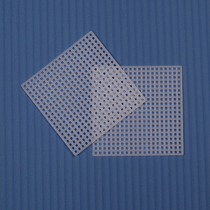 Wholesale Cross Stitch Embroidery Crafts Plastic Square Round Mesh Canvas Sheets for DIY Bag