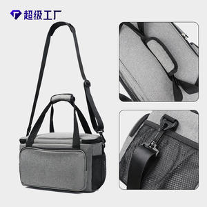 Sac isotherme épais en tissu Oxford avec doublure PEVA, fermeture éclair, pour pique-nique et camping, grande capacité, garde au frais - Product Image 3