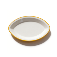 Assiette ovale, plat en mélamine résistant au lave-vaisselle, plats et plateaux de service en mélamine incassables et réutilisables, plateau de service en mélamine