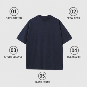 Camiseta de Algodón 100% de Alta Calidad, Tejido de Punto, Logotipo Serigrafiado, 260 g/m², Unisex, Personalizada, de Peso Pesado - Product Image 3