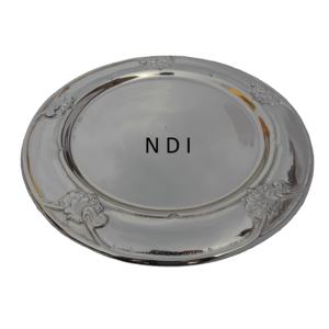 Vaisselle de fête de mariage Décoration Assiette de service à pâtes Design moderne Meilleure vente Assiette de service en métal pour fruits - Product Image 5