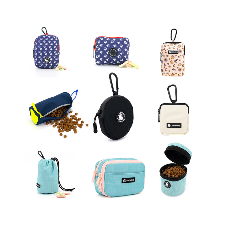 Custom Dog Snack Bag Treat Training Pouch Bag Dog Poop Bag Dispenser