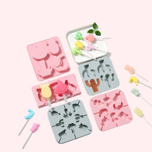 Eco Friendly Moldes De Silicona Para Reposteria Candy Cake Decorating Tool Pastry Lollipop Silicone Chocolate Mold