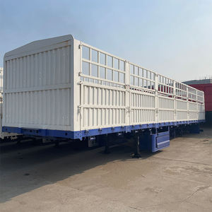 Meilleure vente : Nouvelle semi-remorque à ridelles 3 essieux de 13 m, semi-remorque porte-cheres, conduite à gauche pour la logistique/le transport - Product Image 4