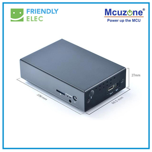 Boîtier en alliage de tôle NanoPC T4 compatible ELEC avec antennes optionnelles pour ordinateur monocarte - Product Image 4