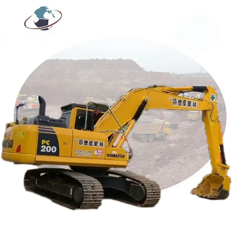 コマツクローラーショベルPC200-8N掘削機20トン土工ショベル中古日本ショベルPC200 PC220上海で販売