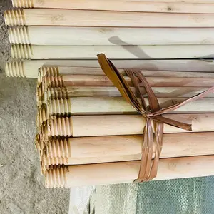 Vente en gros de balai en bois de haute qualité manche de balai manche de vadrouille en bois manches à balai de Chine prix compétitif