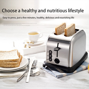 Máy Nướng Bánh Mì Bằng Thép Không Gỉ Máy Nướng Bánh Mì Ăn Sáng Gia Đình Hoàn Toàn Tự Động 2 / <span class=keywords><strong>4</strong></span> <span class=keywords><strong>Slice</strong></span> - Product Image 2