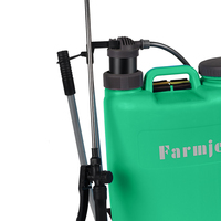 Ransel pertanian manual 16l, penyemprot pembunuh ganja paddy dioperasikan tangan, penyemprot pertanian
