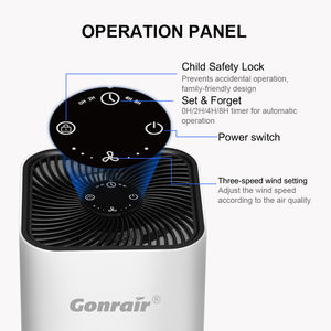 <span class=keywords><strong>Purificateur</strong></span> <span class=keywords><strong>d</strong></span>'<span class=keywords><strong>air</strong></span> ioniseur sans ozone, utilise <span class=keywords><strong>un</strong></span> filtre HEPA au charbon actif et une technologie <span class=keywords><strong>d</strong></span>'ions négatifs, sans danger pour la chambre à coucher et la crèche - Product Image 4