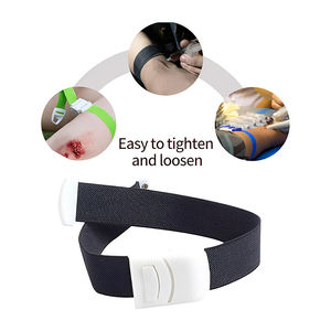 Garrot médical réglable élastique, premiers secours, libération rapide, boucle de sport, ceinture d'urgence, arrêt des saignements, bandages pour blessures - Product Image 5