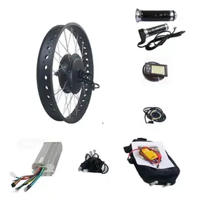 مجموعة دراجة كهربائية كاملة من Ebike-w w w w إطار w 72v مجموعة دراجة كهربائية كبيرة مجموعة تحويل دراجة كهربائية - Product Image 1