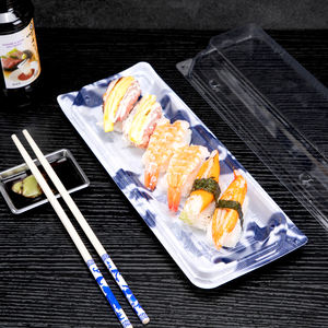 Caja de <span class=keywords><strong>Sushi</strong></span> Comercial para Llevar, Estilo Japonés, de un Solo Uso, con Tapa Alta Transparente, Impresa, Rectangular - Product Image 6